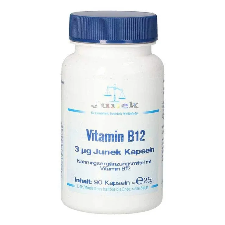 Vitamina B12 3 µg, capsule Junek, 60 de capsule — preț și oferte