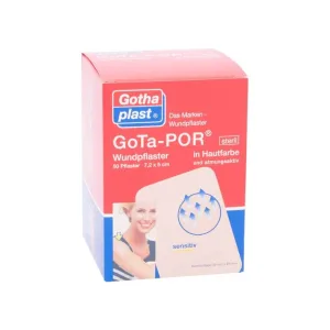 Plasturi Gota-Por 5x7,2 cm, sterili, de culoarea pielii, pachet de 50 de plasturi