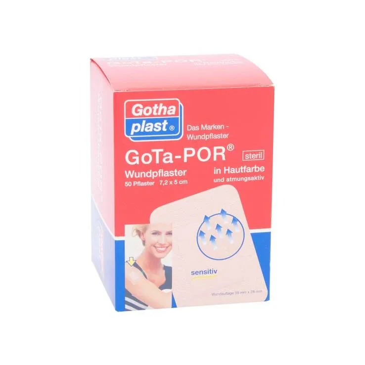Plasturi Gota-Por 5x7,2 cm, sterili, de culoarea pielii, pachet de 50 de plasturi — preț și oferte