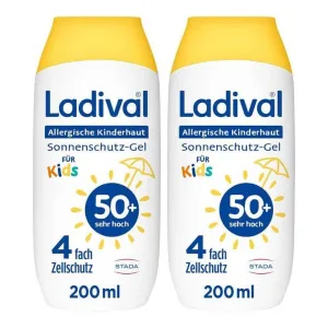 Ladival Gel pentru pielea copiilor cu sensibilitate alergică SPF 50+, 2 x 200 ml gel