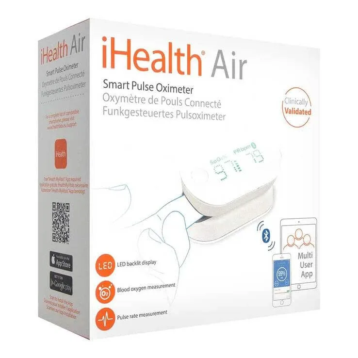 Oximetru Ihealth Air pentru smartphone-uri, 1 buc. n.v. — preț și oferte
