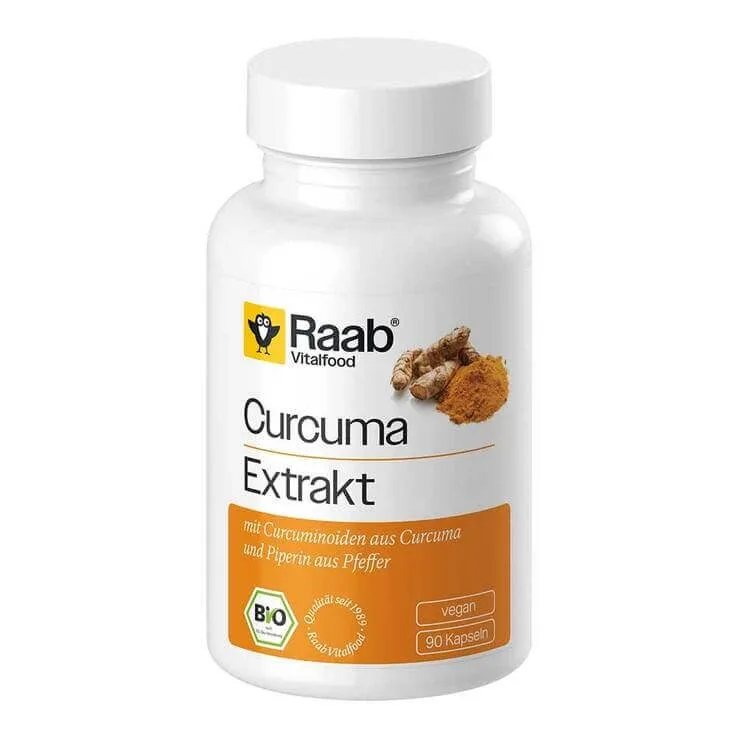 Raab Vitalfood Extract de curcuma organic, capsule, 90 de capsule — preț și oferte