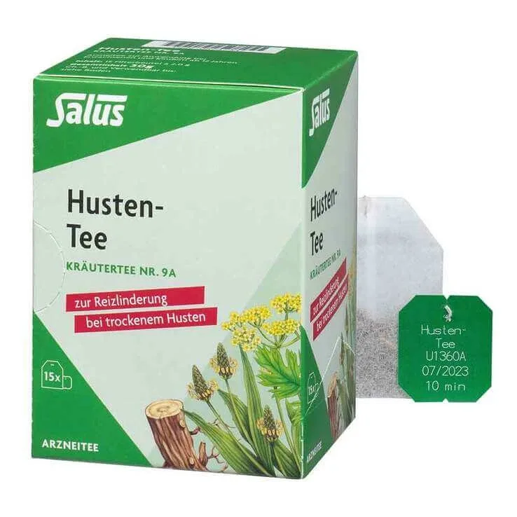 Ceai pentru tuse, ceai din plante nr. 9a Salus, 15 pliculețe cu filtru Salus Haus — preț și oferte