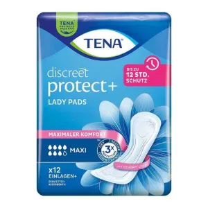 TENA® discreet Maxi – tampoane pentru incontinență, 12 x 12 bucăți