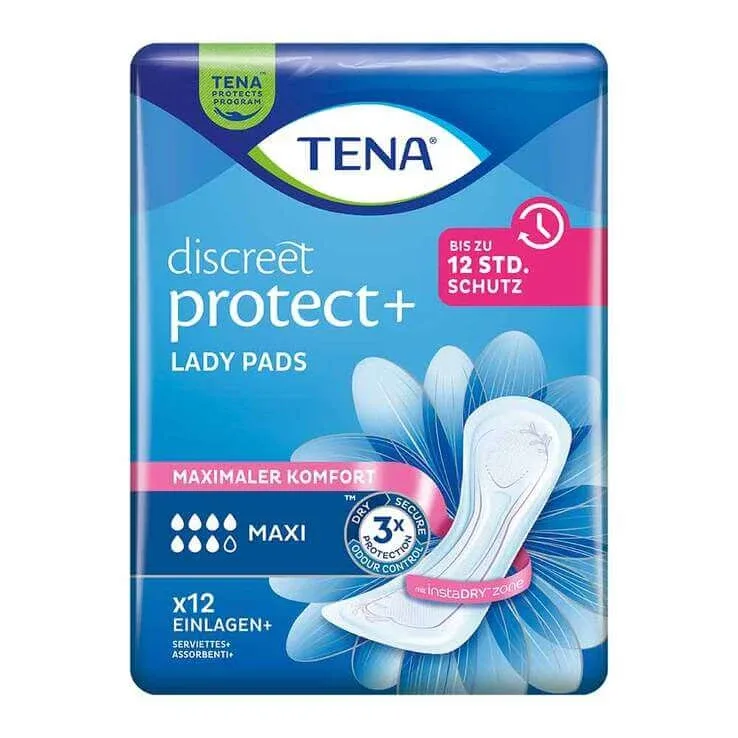 TENA® discreet Maxi – tampoane pentru incontinență, 12 x 12 bucăți — preț și oferte
