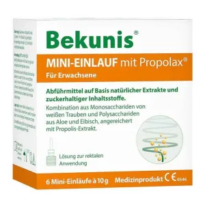 Mini-clismă Bekunis cu clisme Propolax, 6 clisme