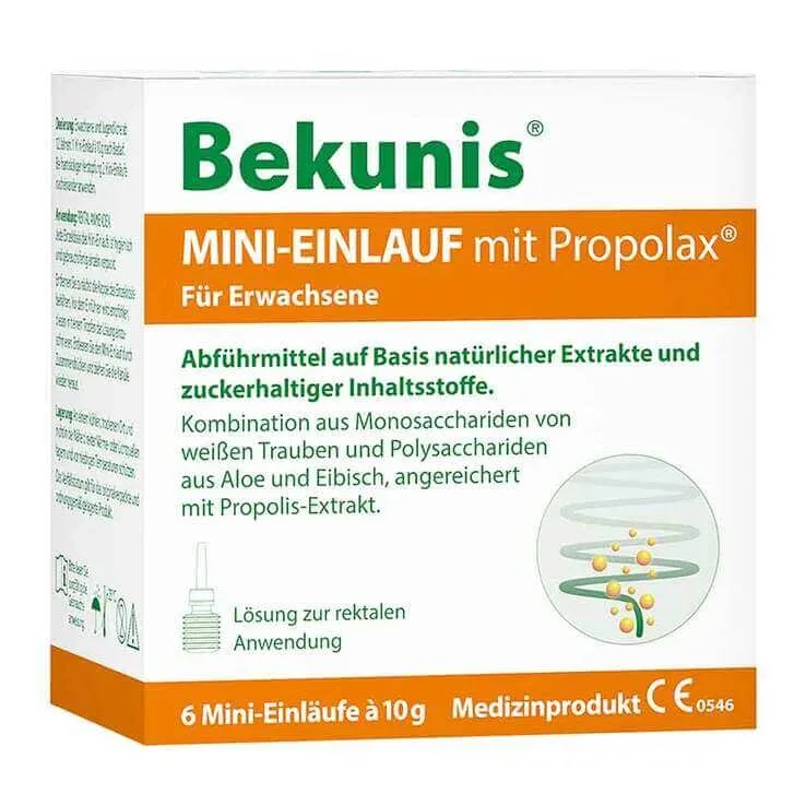 Mini-clismă Bekunis cu clisme Propolax, 6 clisme — preț și oferte