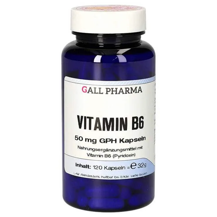 Vitamina B6 50 mg, capsule GPH, 60 de capsule — preț și oferte