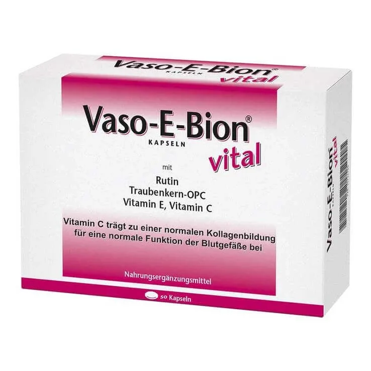 Capsule Vaso-E-Bion vital, 50 de capsule — preț și oferte