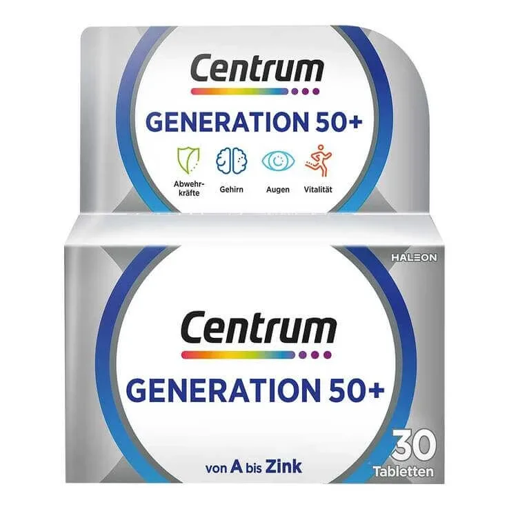 Centrum Generation 50+, comprimate, 2 x 180 de comprimate — preț și oferte