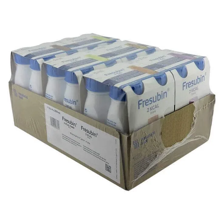 Fresubin 2 kcal cu fibre, cutie mixtă cu sticle, 24 x 200 ml lichid — preț și oferte