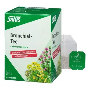 Ceai bronșic nr. 8 Salus, ceai din plante, pliculețe cu filtru, 15 pliculețe cu filtru