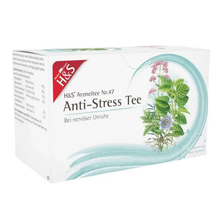 Pliculețe de ceai anti-stres H&S®, 20 pliculețe a câte 2,0 g — preț și oferte