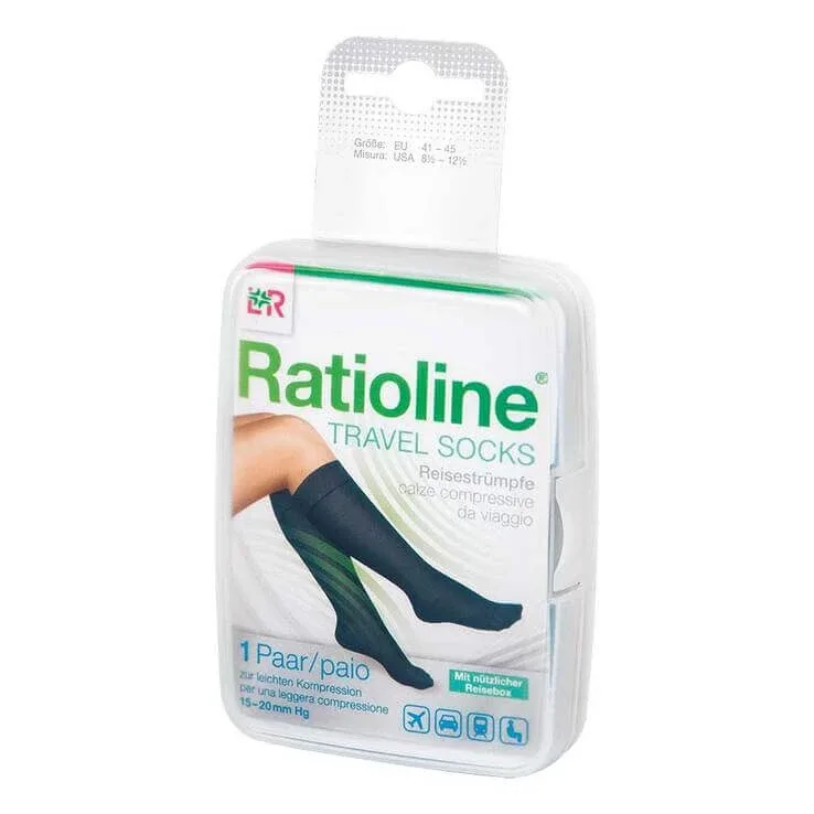 Șosete de călătorie Ratioline, mărimea 41–45, 2 perechi, fără descriere — preț și oferte