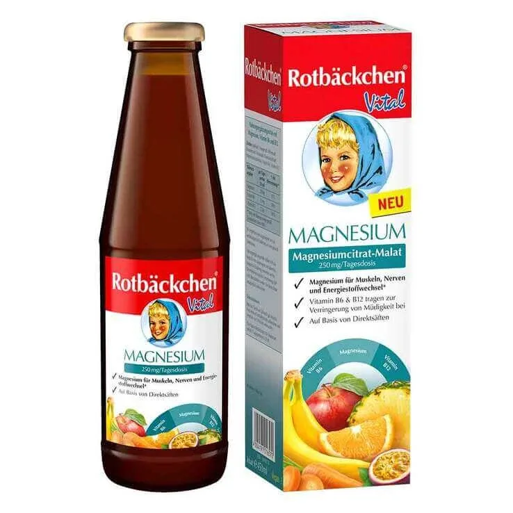 Suc Rabenhorst Rotbäckchen Vital cu magneziu, 450 ml suc — preț și oferte