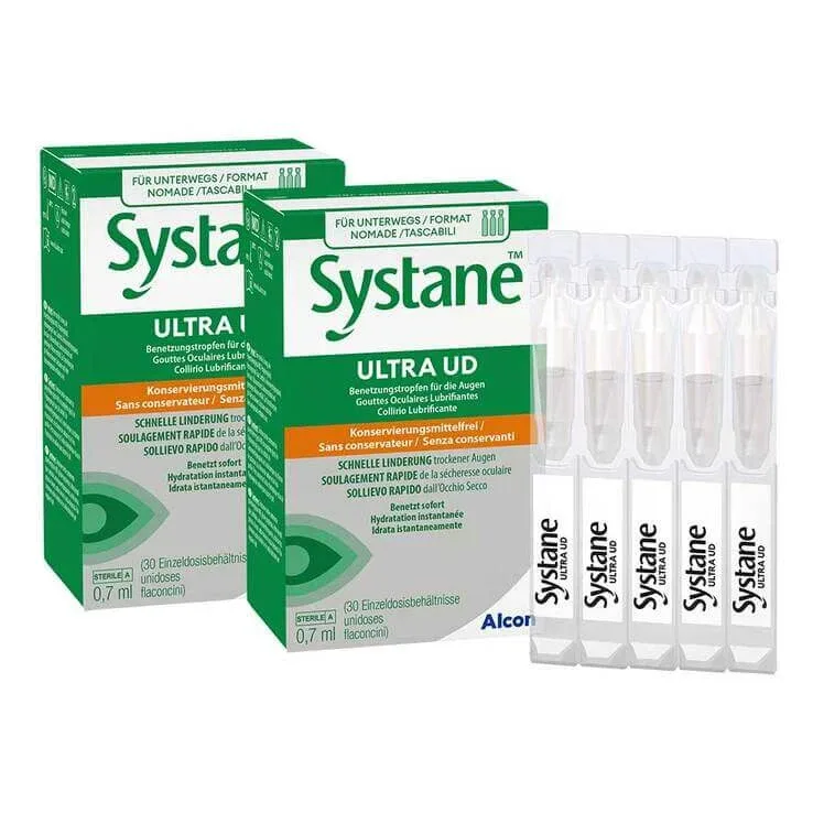 Systane Ultra UD – picături oftalmice umectante, 2x30x0,7 ml picături oftalmice — preț și oferte