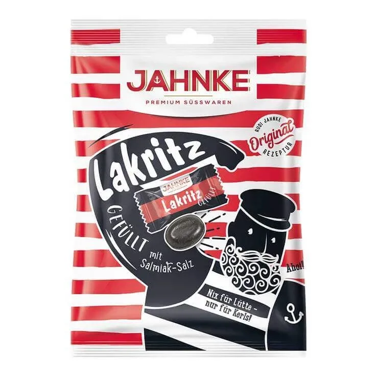 Bomboane de lemn dulce Jahnke umplute cu sare de salmiak, 125 g bomboane — preț și oferte