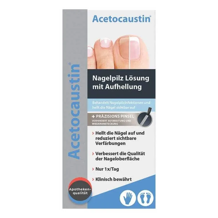Acetocaustin – soluție împotriva ciupercii unghiilor cu efect de albire, 9 ml soluție — preț și oferte