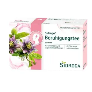 Sidroga® Ceai calmant în pliculețe filtrante, 20 x 2,0 g ceai