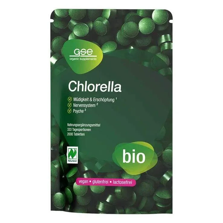 Chlorella 500 mg, comprimate ecologice certificate Naturland, 550 de comprimate — preț și oferte