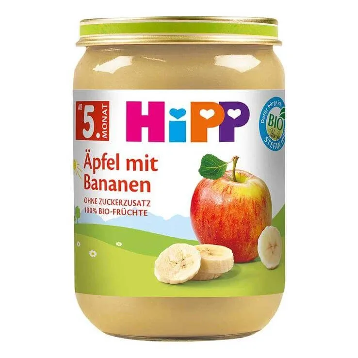 Hipp Fructe: mere cu banane, 190 g n.v. — preț și oferte