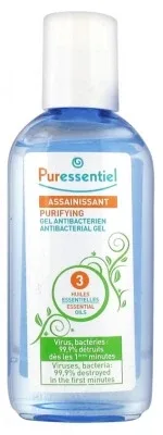 Puressentiel Gel antibacterian cu 3 uleiuri esențiale 80 ml