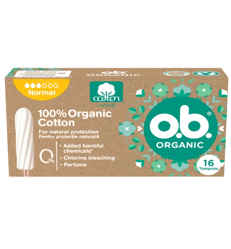 Tampoane Organic Normal, OB | 16 buc Johnson's — preț și oferte