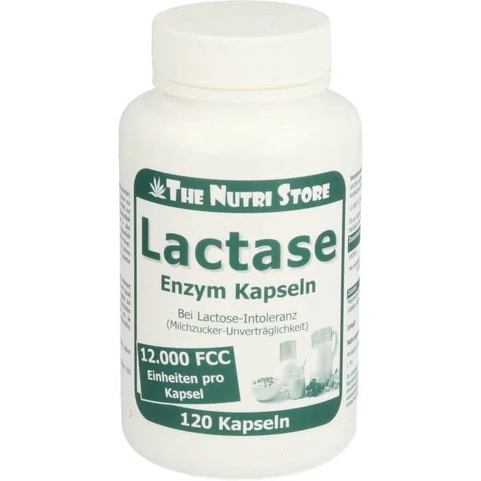 LACTASE 12.000 FCC Enzime Capsule 120 Capsule — preț și oferte