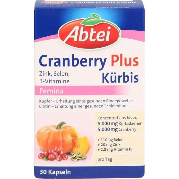 ABTEI Dovleac Plus Cranberry Capsule 30 Capsule — preț și oferte