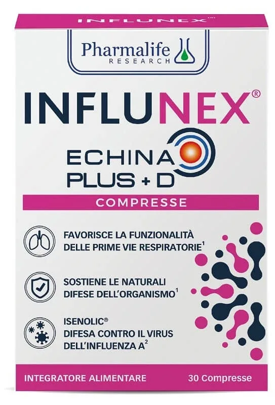 Influnex Echina Plus D 30 comprimate — preț și oferte