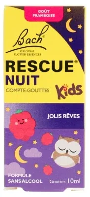 Rescue Nuit Bach Kids Picurător Zmeură 10 ml