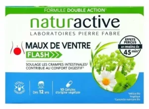 Naturactive Dureri de burtă Flash 10 capsule