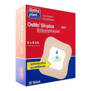 Plasture din silicon Osmo Sil-plus, 8x8 cm, steril, 1 plasture