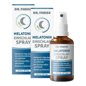 DR. THEISS Melatonină Spray pentru somn 2X50 ml
