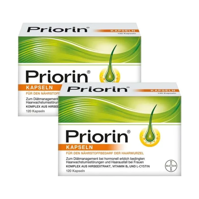 Priorin capsule pachet dublu 2X120 buc — preț și oferte