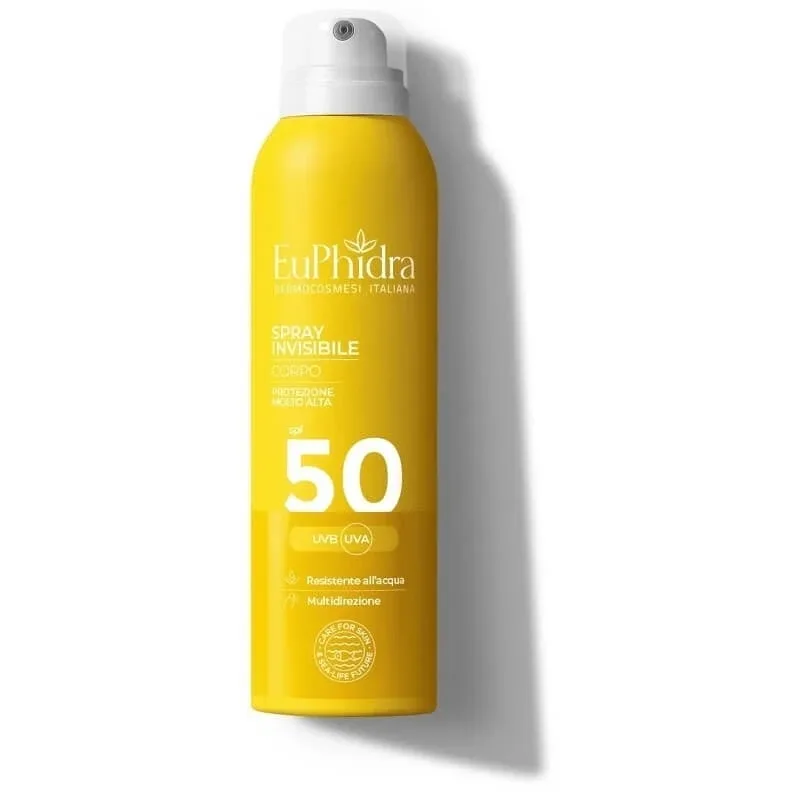 Euphidra cremă solară SPF 50+, spray solar invizibil cu protecție ridicată, 200 ml — preț și oferte