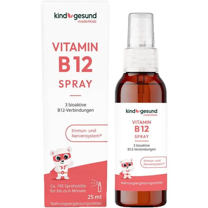 KINDGESUND Vitamina B12 Spray 25 ml — preț și oferte
