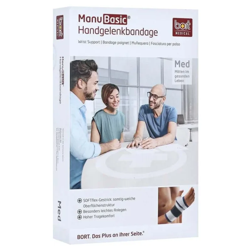 BORT Manubasic bandaj stânga L negru 1 buc — preț și oferte