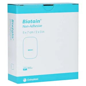 Pansament spumă Biatain 5x7 cm neaderent 10 buc