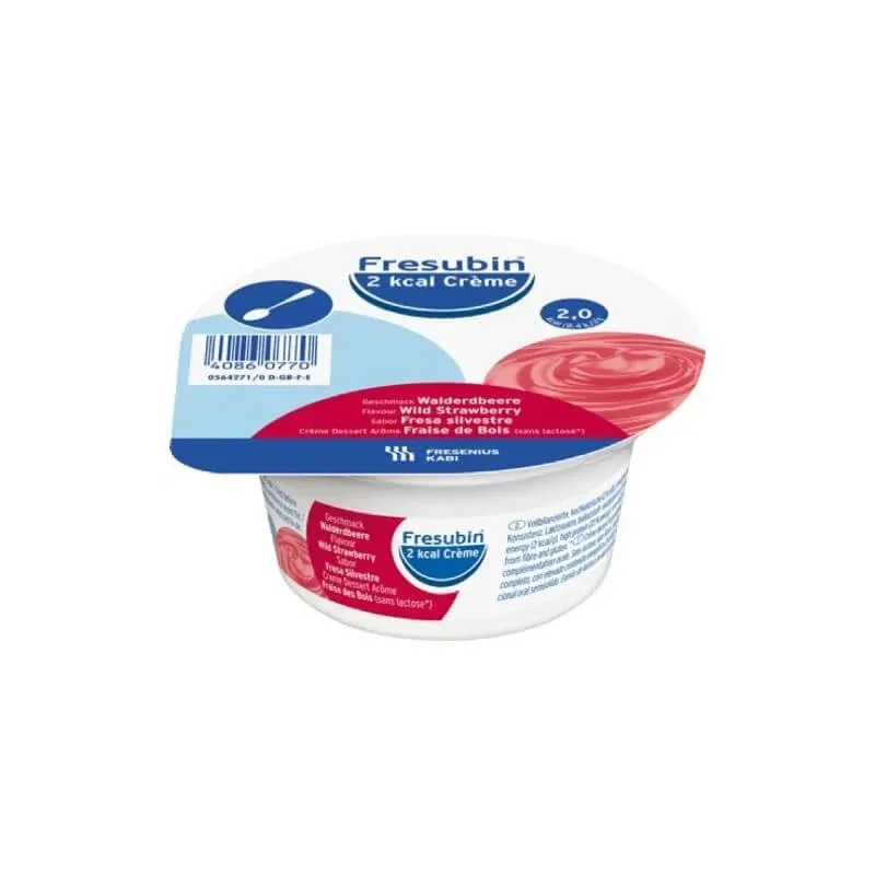 Fresenius Kabi Frebusin 2 kcal cremă de căpșuni – aliment destinat unor scopuri medicale speciale 4 x 125 ml Fresenius Kabi Germania — preț și oferte