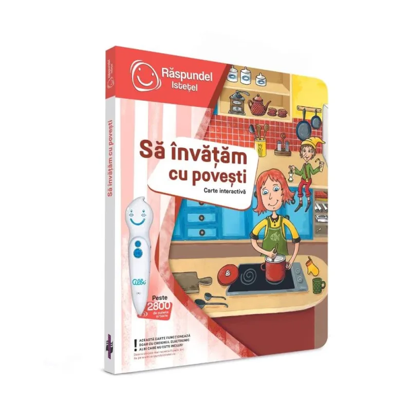 Carte interactiva, Invatam cu Povesti, Raspundel Istetel — preț și oferte