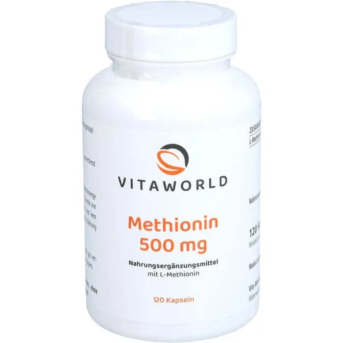 METHIONIN 500 mg capsule 120 Capsule — preț și oferte