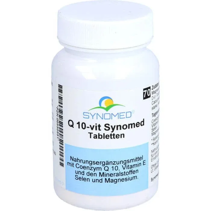 Q10 VIT Synomed Tablete 70 Capsule — preț și oferte