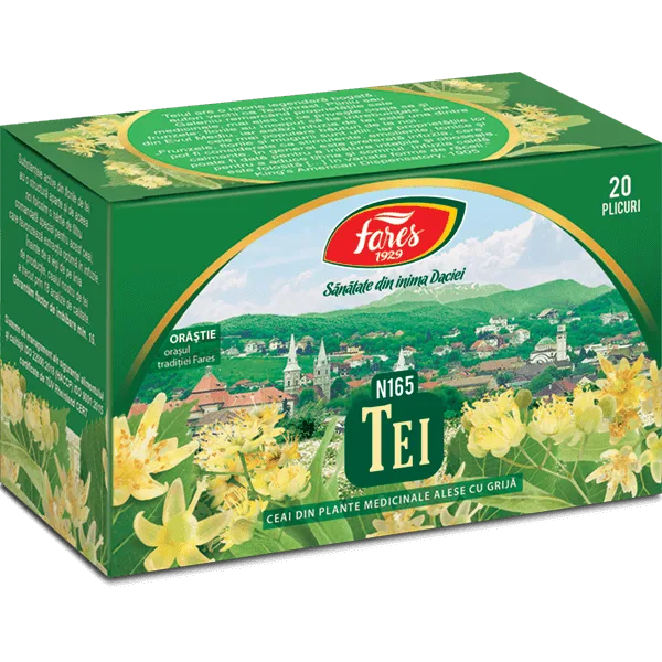 Tei, N165, ceai la plic, Fares 20 plicuri — preț și oferte