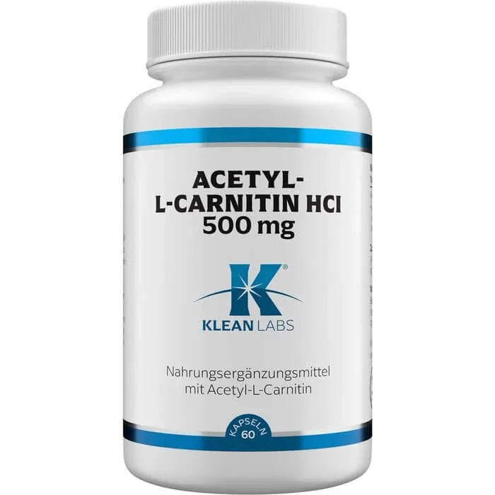 ACETYL-L-CARNITINE HCL 500 mg KLEAN LABS Capsule 60 Capsule — preț și oferte