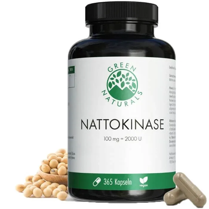 GREEN NATURALS Nattokinase 100 mg capsule vegane 365 buc. — preț și oferte