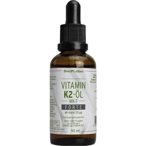 VITAMINA K2-ÖL MK7 FORTE all-trans 20 µg 50 ml — preț și oferte