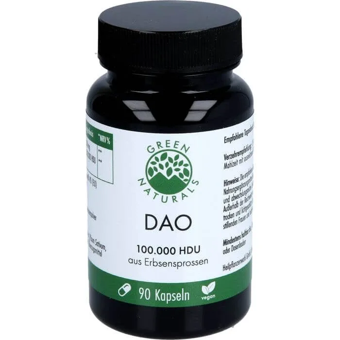 GREEN NATURALS DAO 100mg veg.pentru reducerea histaminei Kps 90 St. — preț și oferte