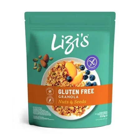 Granola fara gluten cu Nuci si Seminte, 350 g, Lizis — preț și oferte