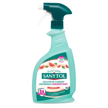 Solutie de curatat universala dezinfectanta, Grapefruit Pure, 750 ml, Sanytol — preț și oferte